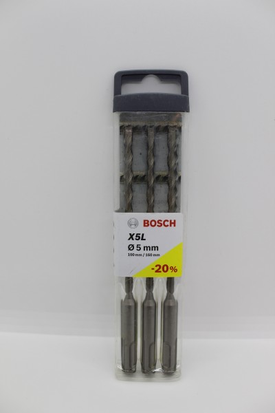 Bosch SDS Plus Bohrer 5x160mm 3er Pack Typ X5L