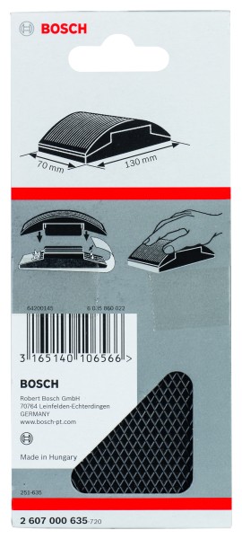 Bosch Gummi Handschleifblock 70x130mm