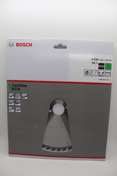 Bosch Kreissägeblatt Optiline Eco 230x30mm Z48 WZ