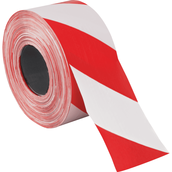 KWB Folien Absperrband Rot-Weiß 100 Meter