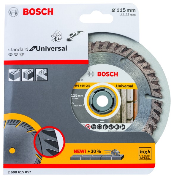 Bosch Diamant Trennscheibe Standart For Universal 115mm