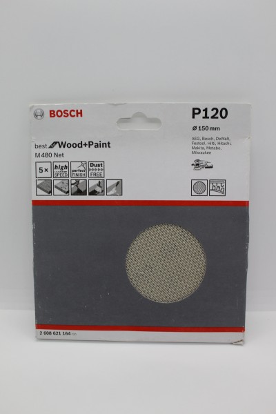Bosch Schleifpapier Best for Wood + Paint M480 K120 Net