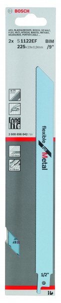 Bosch Säbelsägeblatt Flexibel for Metal S1122EF 2er Pack