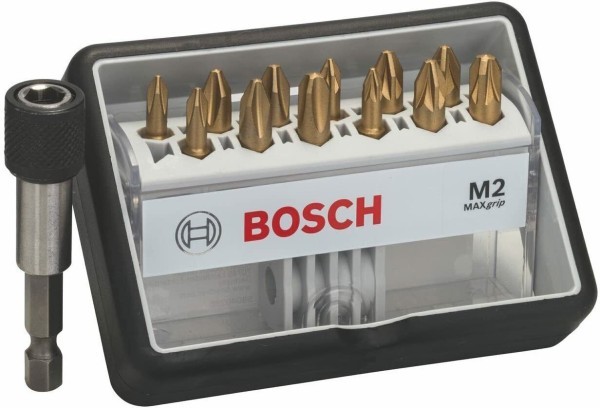 Bosch Bitsatz Robust Line Max Grip13 tlg. M2