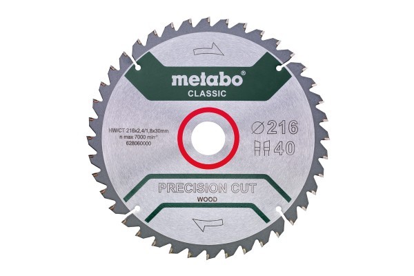 Metabo Sägeblatt Precision cut Wood - Classic 216x30