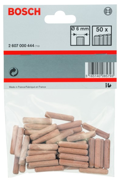 Bosch Holzdübel 6mm 50er Pack