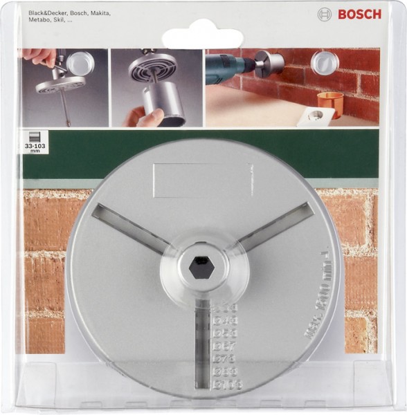 Bosch Aufnahmeflansch 33-103mm für Lochsägen