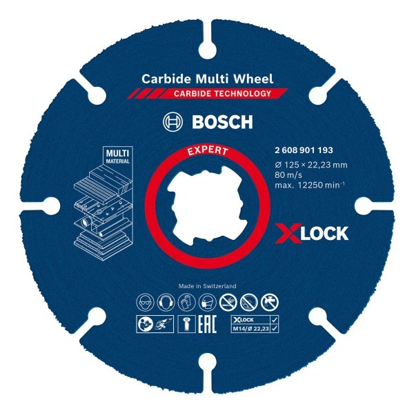 Bosch Carbide Multi Wheel 125mm XLock