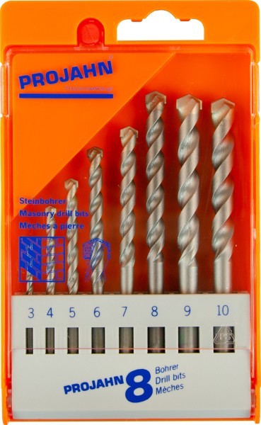 Projahn Steinbohrersatz 8 tlg. 3-10mm