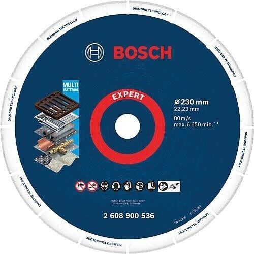 Bosch Diamant Trennscheibe Expert Diamond Metal Wheel 230x22,23mm