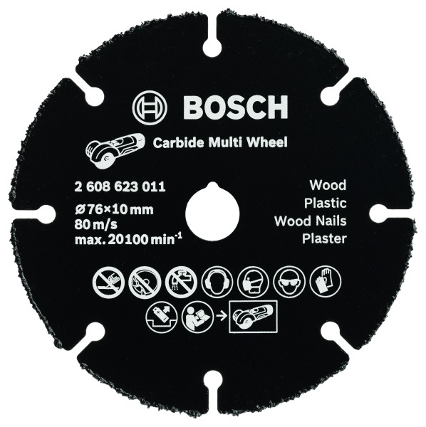 Bosch Carbide Multi Wheel 76x10mm