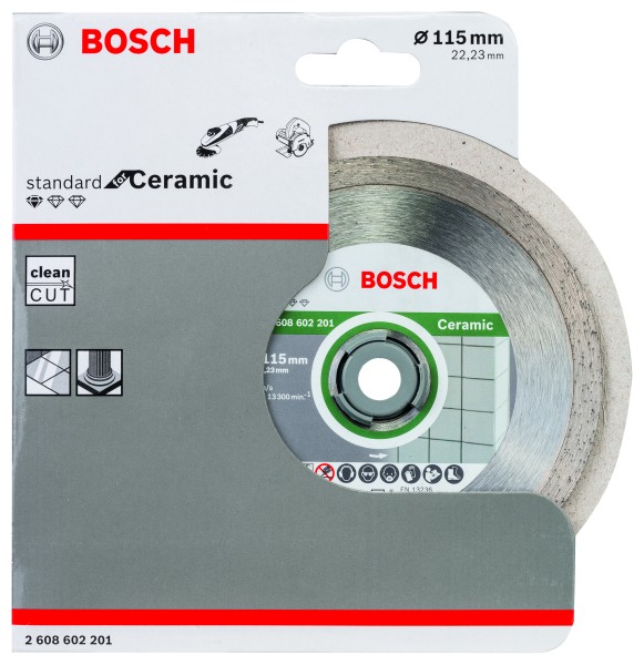 Bosch Diamant Trennscheibe Standart For Ceramic 115mm