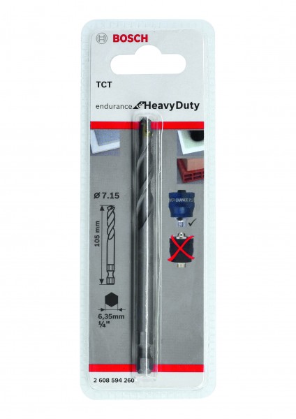 Bosch Zentrierbohrer TCT für Lochsäge L:105mm